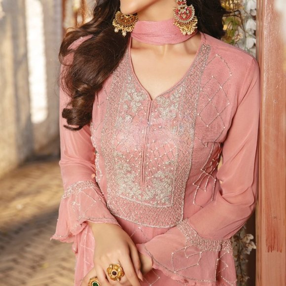 Pink Salwar Kameez - Picture 2 of 7